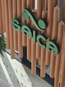 Rotulo Luminoso Saica con iluminación interior