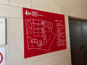 Señal directorio rótulo mapa